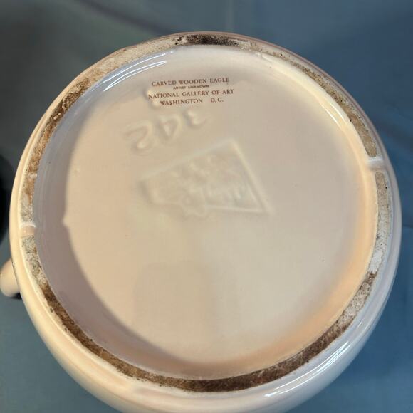 National Gallery of Art McCoy Pottery Spirit of 1776 Eagle Pitcher Canister Set - Picture 5 of 11